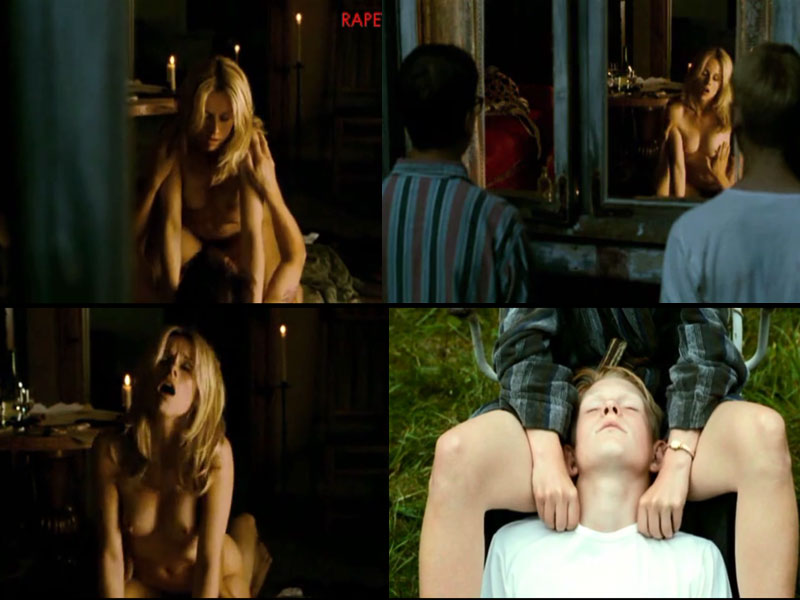 Teen masturbation during watching sex scene.
